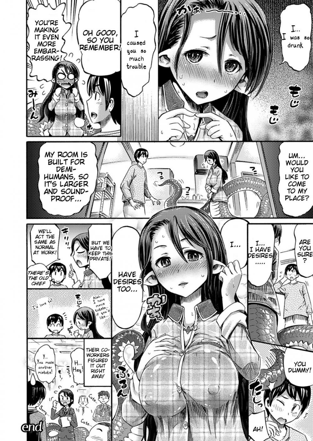 Hentai Manga Comic-Lamia, the Carry-Out Office Lady-Read-24